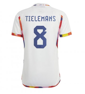 Belgien Youri Tielemans #8 Udebanetrøje VM 2022 Kort ærmer